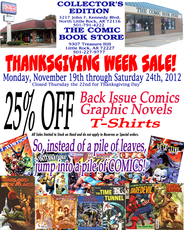 2012 Thanksgiving Sale