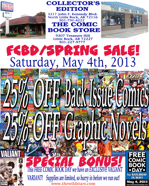 FCBD/Spring Sale 2013