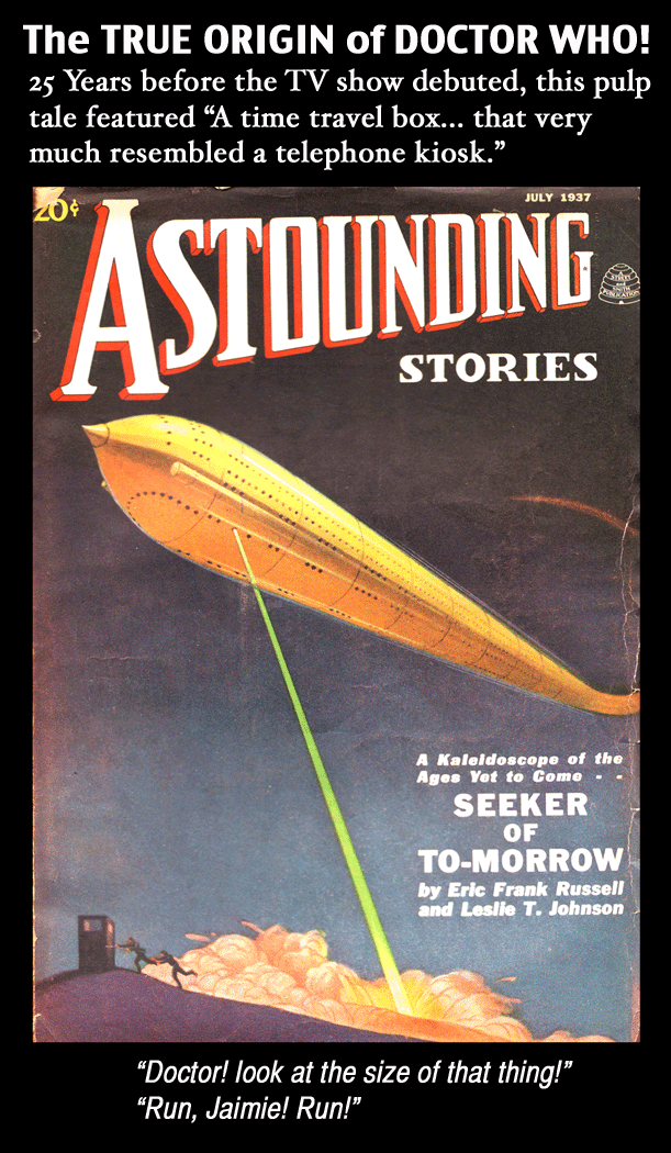 Dr Who Astounding Stories origin