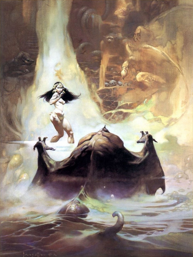 At the Earth's Core by Frazetta