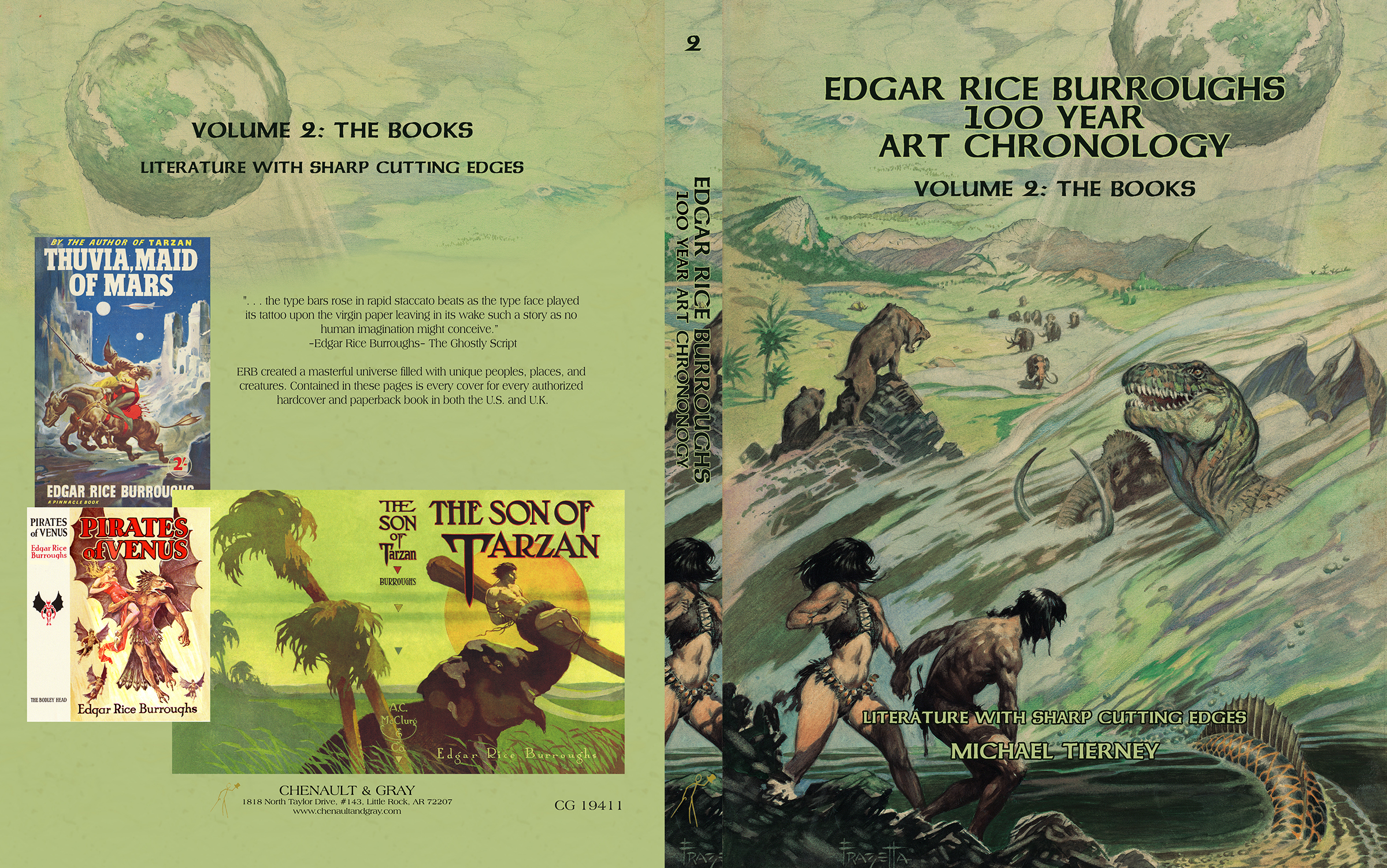 ERB Art Chonology V2 wraparound cover.