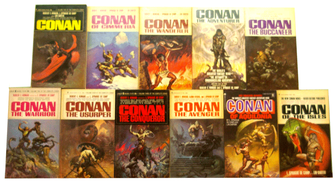 Conan Lancer papaerback collection