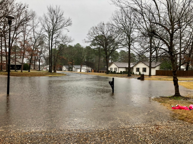 Hornrimme Place flooding