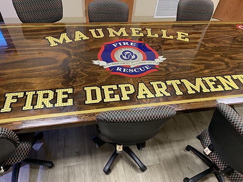 Maumelle Fire Dept table