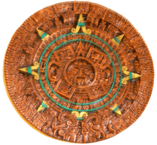 Gold Mayan Calendar