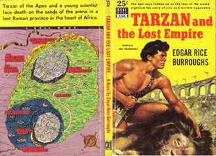 Tarzan and the Lost Empire Dell Mapback edition