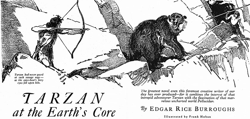 Tarzan at the Earth's Core - Blue Book Magazine