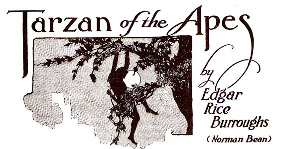 Tarzan of the Apes art logo