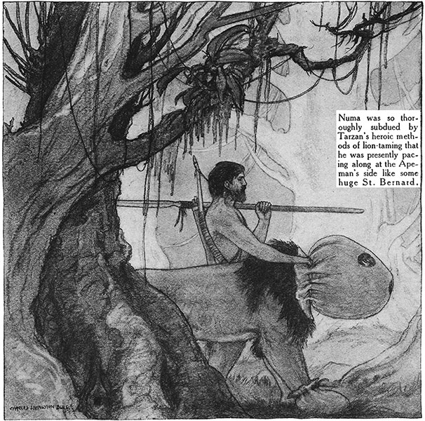 Red Book Tarzan interior illustration