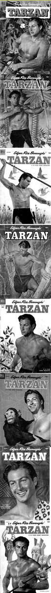 Tarzan comic book covers