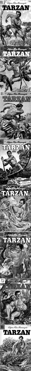 Tarzan comic book covers