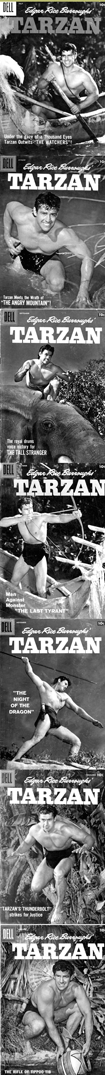 Tarzan comic book covers