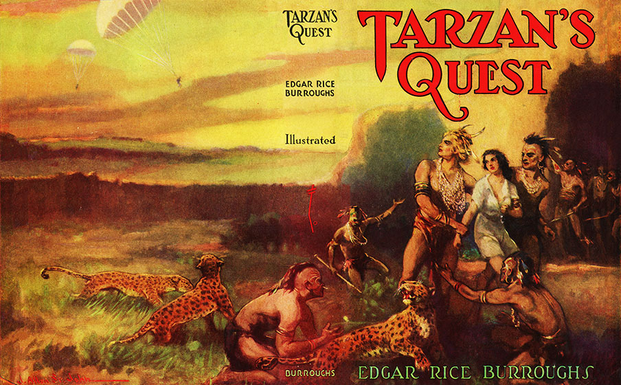 Tarzan's Quest 1st Edition dust wrapper