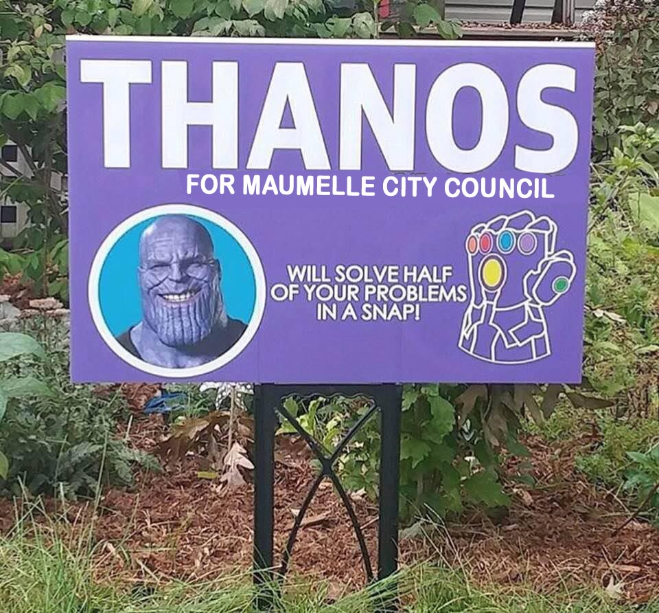 Thanos for City Council