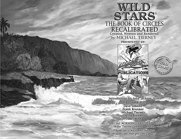 Wild Stars GN black & white title page